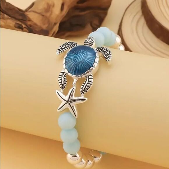 Sea Turtle Bracelet Beaded - Picture 4 of 8